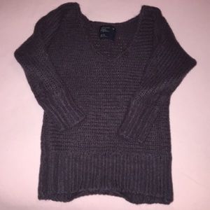 American eagle wool blend v neck sweater